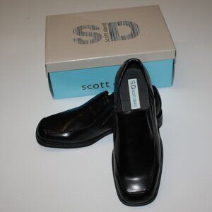Scott David Boy's Harrison Black Dress Shoes size 7+ Wedding, Church New in Box